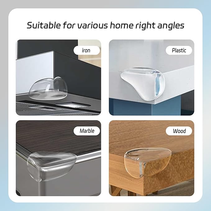 36 Pack Baby Corner Protector Corner Protector Baby Furniture Corner Protection Sharp Furniture and Table Top Edges with Adhesive Transparent Cover