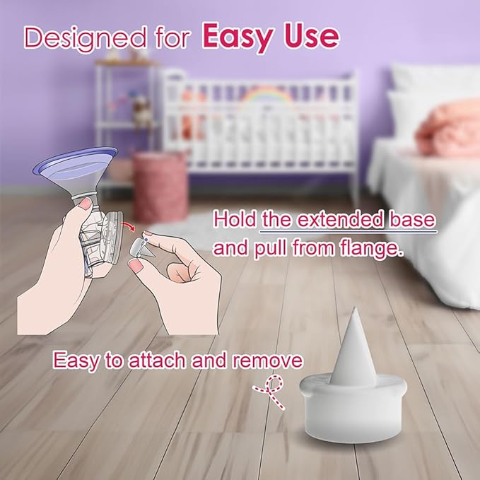 Nenesupply 4 pc Duckbill Valves Compatible with Lansinoh Pumps Parts and Breast Pumps Replacement to Lansinoh Valves. Use with Signature Pro Smartpump Manual Pump