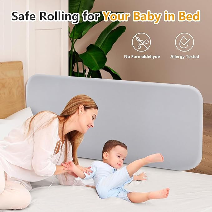 Toddler Bed Rails for Travel - Baby Guard Bed Rail Portable for Crib, Twin, Queen, Full, King Size Beds - Easy to Assemble, Safety Bed Side Rail for Toddlers and Kids （78.74 Inch）