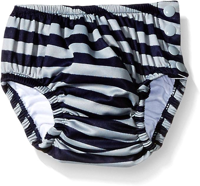 KIKO & MAX Baby Boys' Infant Three-Pack Absorbant Reusable Swim Diaper