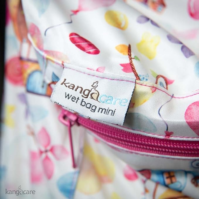 Kanga Care Wet Bag MINI Seam Sealed Waterproof 3D Dimensional for Baby Cloth Diapers, Travel, Beach, Pool, Gym, Swim | Candylicious