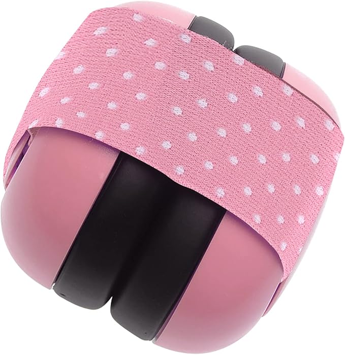 Holiberty Infant Ear Muffs Baby Noise Canceling Headphones 0-18 Months Hearing Protection Earmuffs for Travel,Sleep