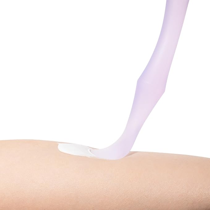 Olababy Diaper Rash Cream Applicator with Suction Base | Soft Silicone Lotion Brush | Bum Healing Ointment Spatula for Newborn Babies (Lilac)
