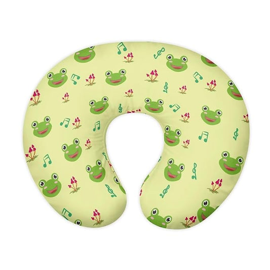 Frog Nursing Pillow Cover with Hidden Zipper Frog Super Soft & Breathable & Skin Friendly for Moms/Baby Stretchy Nursing Pillow Cover Quick-Dry Fabric Green