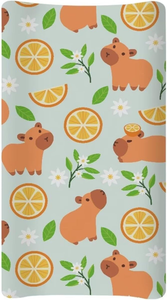 Changing Pad Covers for Boys Girls Carddle Sheet Set for Baby Boys Girls Breathable & Washable Cover