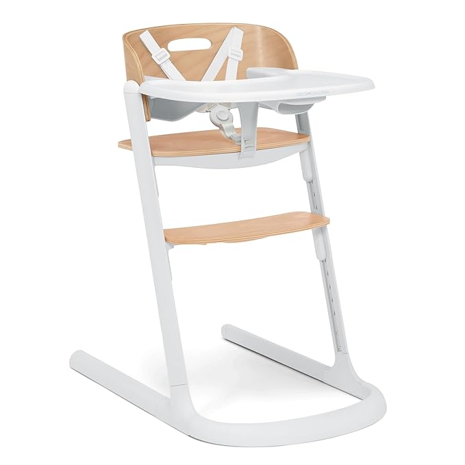Delta Children Versa Adjustable 3-in-1 High Chair for Babies & Toddlers - 3 Growing Stages from Infant to Adult Seating - Greenguard Gold Certified, White