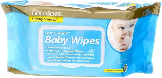 Good Sense Baby Wipes Scented 72ct Tub Case Pack 12