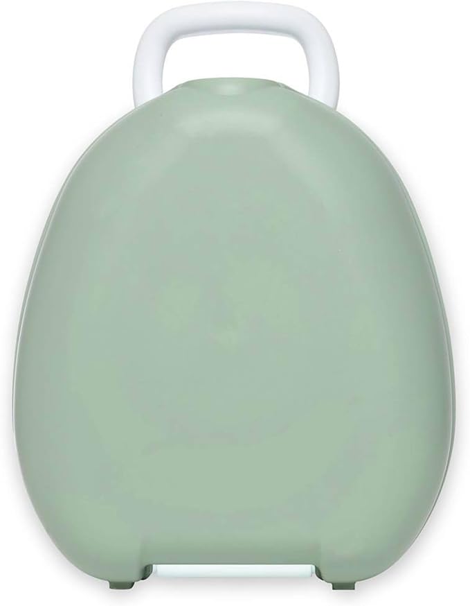 My Carry Potty - Green Pastel Travel Potty, Award-Winning Portable Toddler Toilet Seat for Kids to Take Everywhere