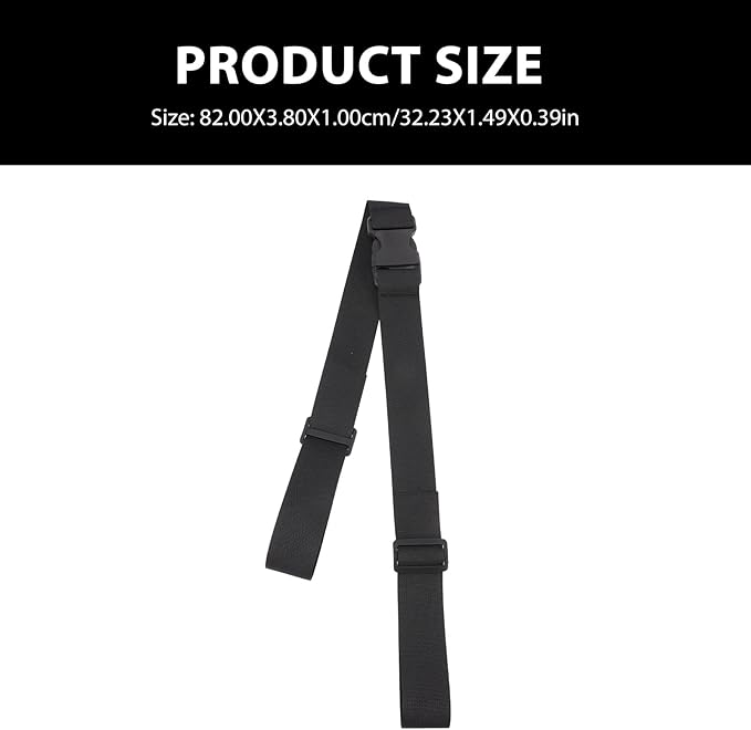 Kisangel 3pcs Toddler Safety Highchair Universal Straps Belt High Pushchair Pram Belts Shopping Harness Strap for Buggy Supermarket Kids Baby Adjustable(37.34X1.49X0.39in)