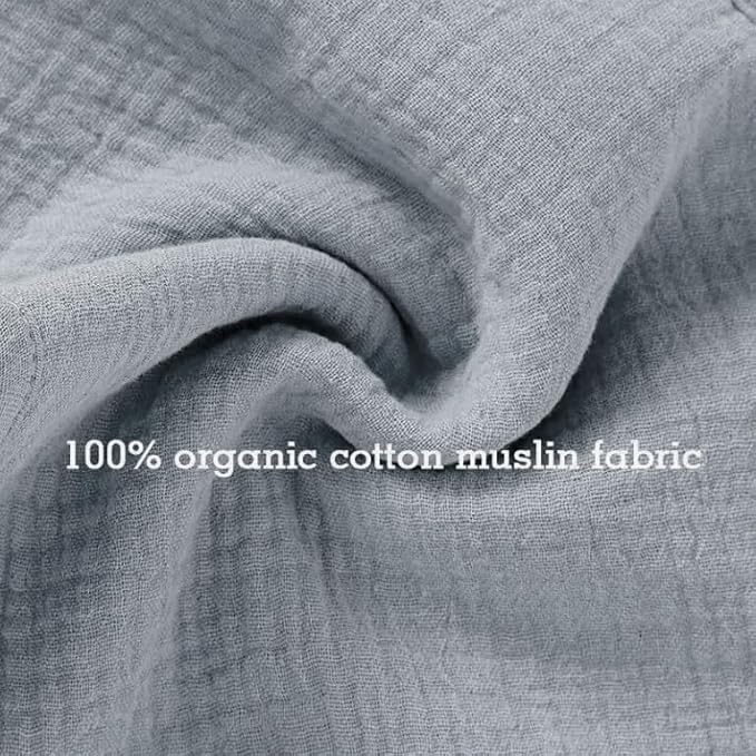 Aiden's Corner 100% Organic Muslin Cotton | Mix Use Baby Super Absorbent Infant Burp Cloth | Terry Cotton Towel | Washcloth for Newborns (Single Yellow)