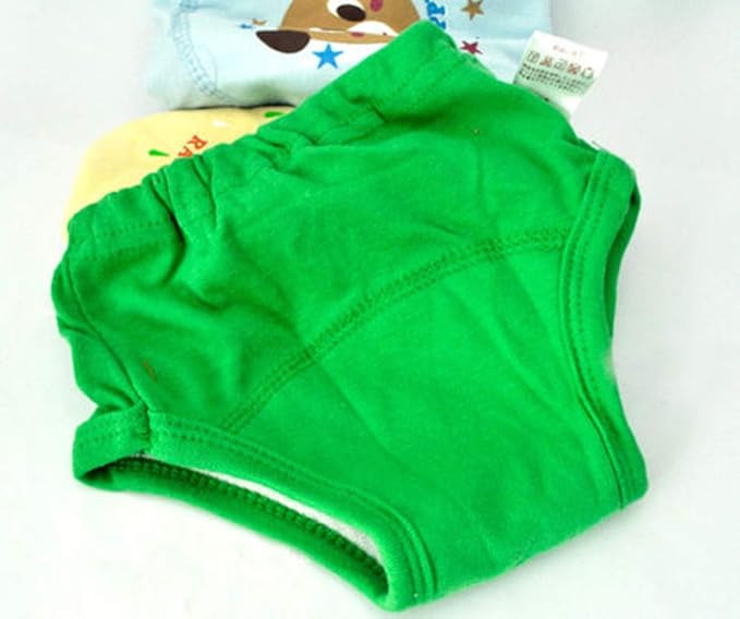 4 X Baby Toddler Girls Cute 4 Layers Waterproof Potty Training Pants Reusable 4Pcs Set