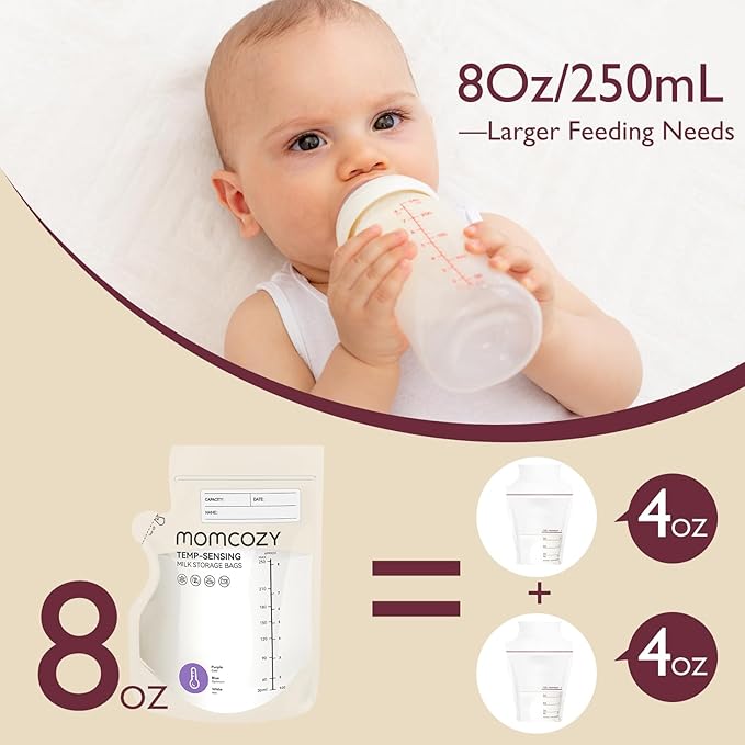 Momcozy Bottle Warmer & Momcozy Breastmilk Storage Bag 8Oz