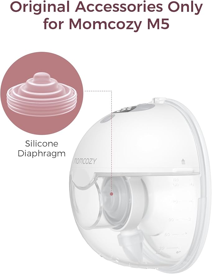 Momcozy M5 Diaphragm, Original Breast Pump Replacement Accessories for M5, 2PCS