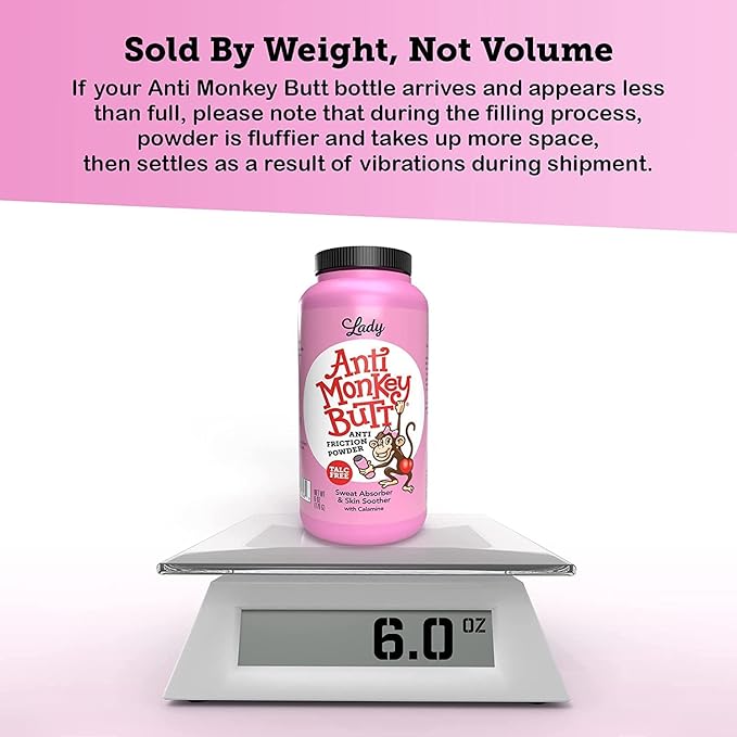 Anti Monkey Butt Lady Powder, 2 Count
