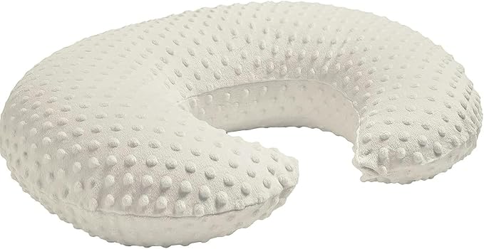 Baby Nursing Pillow Cover, Nursing Pillow Slipcovers for Breastfeeding Moms, Ultra-Soft Fit Standard Infant Nursing Pillows for Infant Newborn Baby Boy Girl (Pristine)