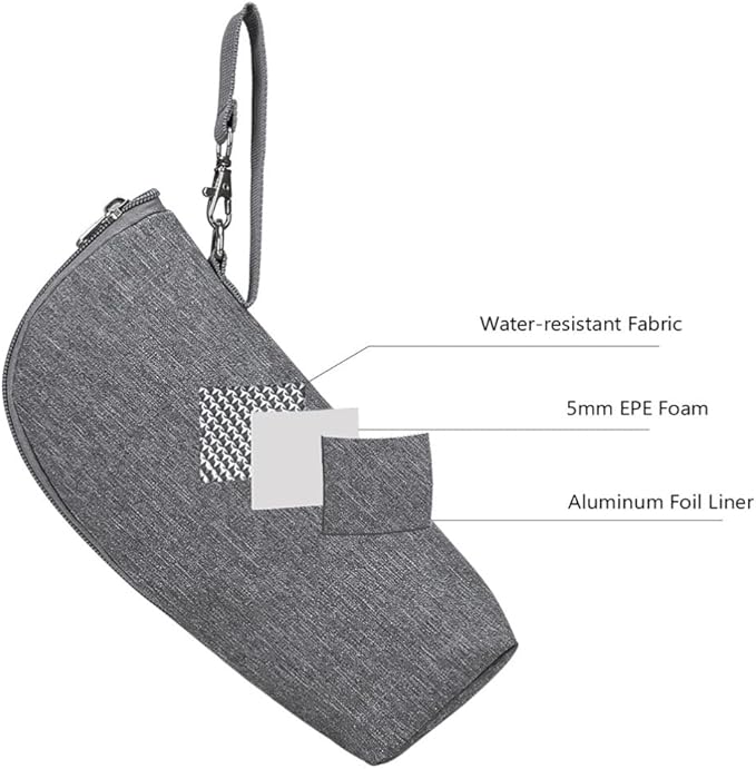 GLEAVI Baby Bottle Insulation Bag Keep Warm Bottle Sleeve Cooler for Baby Milk Warmer Bag Sleeves Heat Keeper Car Tote Oxford Cloth Drinks Usb Child