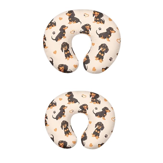 Dachshunds Baby Nursing Pillow Cover Ultra Soft Comfortable Newborn Nursing Pillow Case Stain Resistant and Scratch Resistant