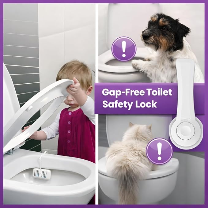 Toilet Locks Baby Proof (2 Pack)