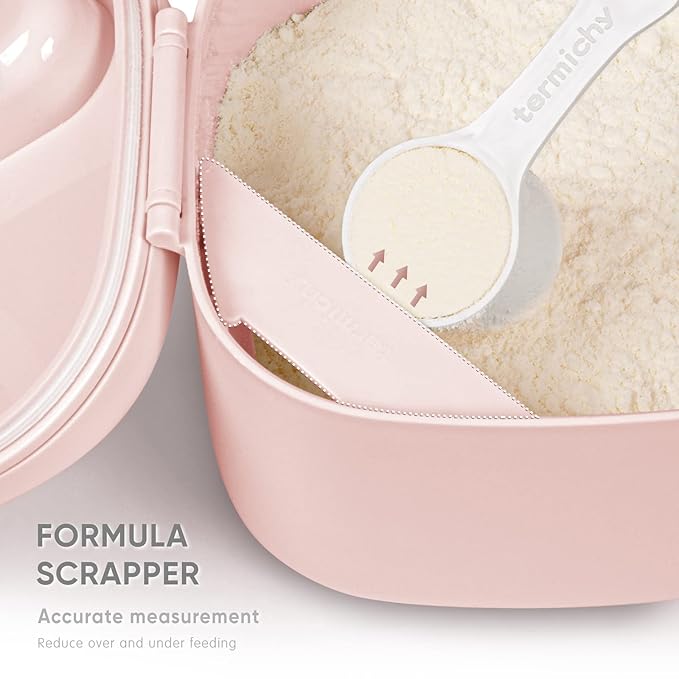 Termichy Milk-Powder Formula Dispenser Container: 14OZ Baby Formula Storage Container for Travel - Portable Formula Holder 400g