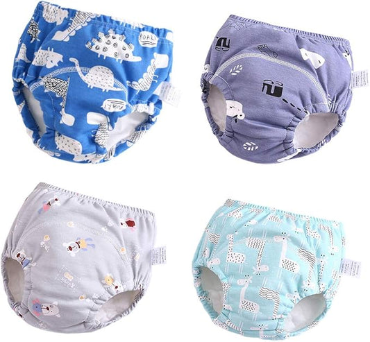 U0U Baby Girls Cotton Training Pants Toddler Potty Training Underwear for Boys and Girls