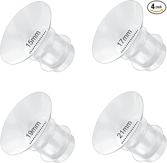 Flange Inserts Compatible with Momcozy S12 Pro/S9 Pro /M5/M9/Medela/TSRETE Wearable Breast Pump,Suitable Spectra S1/S2, Reduce 24mm Shield/Flange Nipple Tunnel Down to 15/17/19/21mm