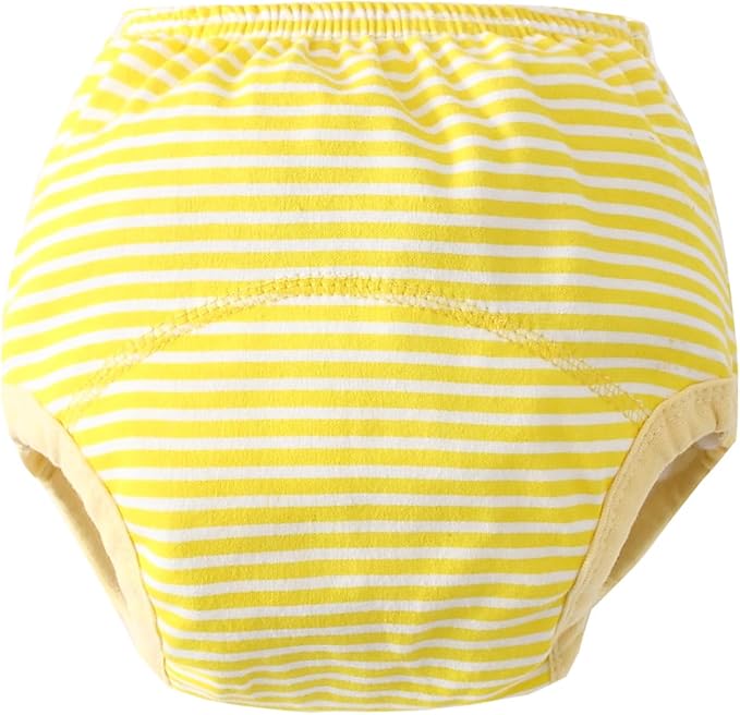 Cotton Reusable Baby Training Pants Unisex Potty Toddler Underpants Kids Waterproof Breathable Underwear 6-Pack