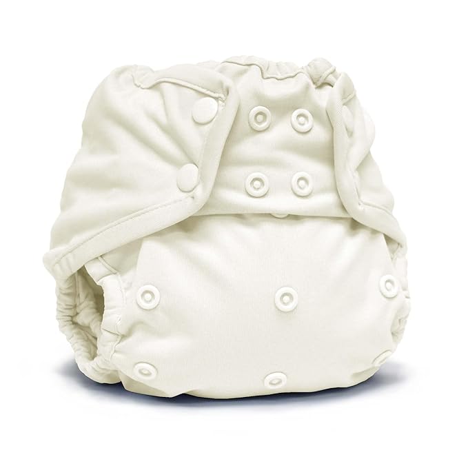 Kanga Care Rumparooz Double Leg Gusset Reusable Cloth Diaper Cover One Size Snap | Almond 6-35 lbs