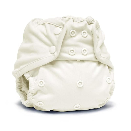 Kanga Care Rumparooz Double Leg Gusset Reusable Cloth Diaper Cover One Size Snap | Almond 6-35 lbs