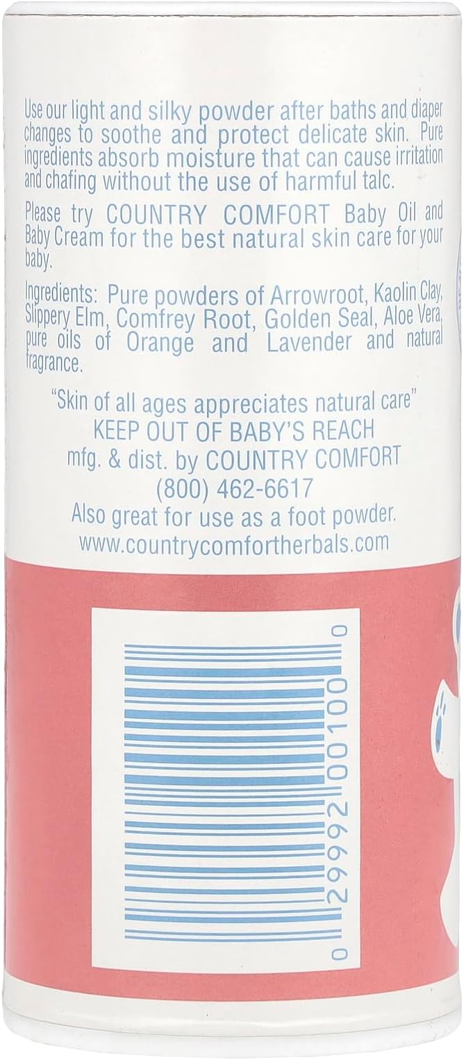 Country Comfort Baby Powder, 3 oz (81 g)