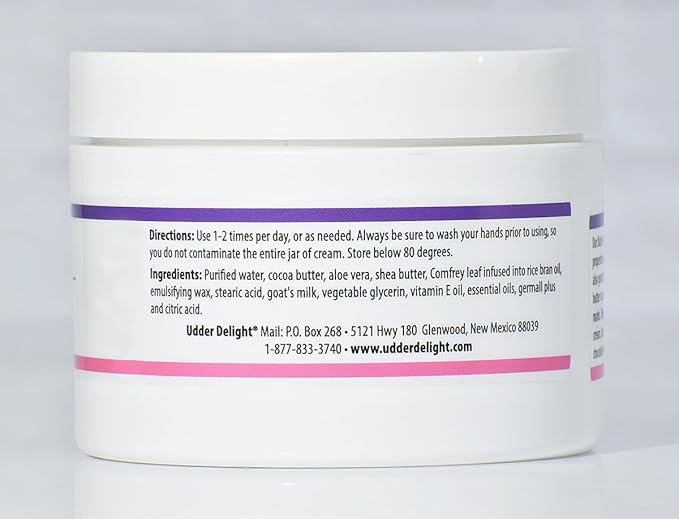 Udder Delight - Baby Cream, 1 Jar - 8 Fl. Oz. (240 ml)