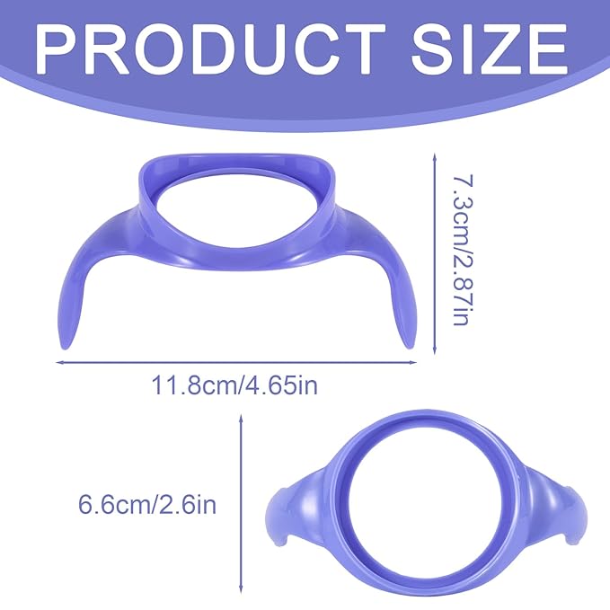 3pcs Handles for Lansinoh Baby Bottles, Removable Anti-Colic Breastfeeding Bottle Holder Easy-Grip Replacement Handle Accessories for Newborn 5oz/8oz Bottles, BPA Free