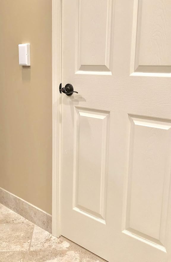 Baby Toddler Pet Resistant Electrical Safety Cover Guard for Home and Business, Made in USA, Traditional Standard Toggle Light Switch (White, 2 Pack)