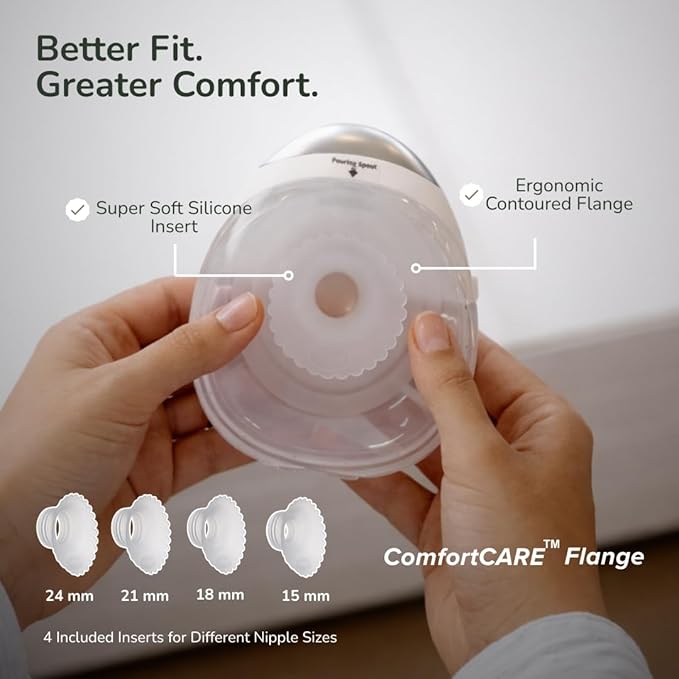 haakaa E-Ladybug Wearable Electric Breast Pump – Ultra-Slim Hands-Free Pump, 3 Modes & 12 Suction Levels, Micro-Vibration Technology, Leakproof 180ml Cup, Quiet in-Bra Design 2-Pack