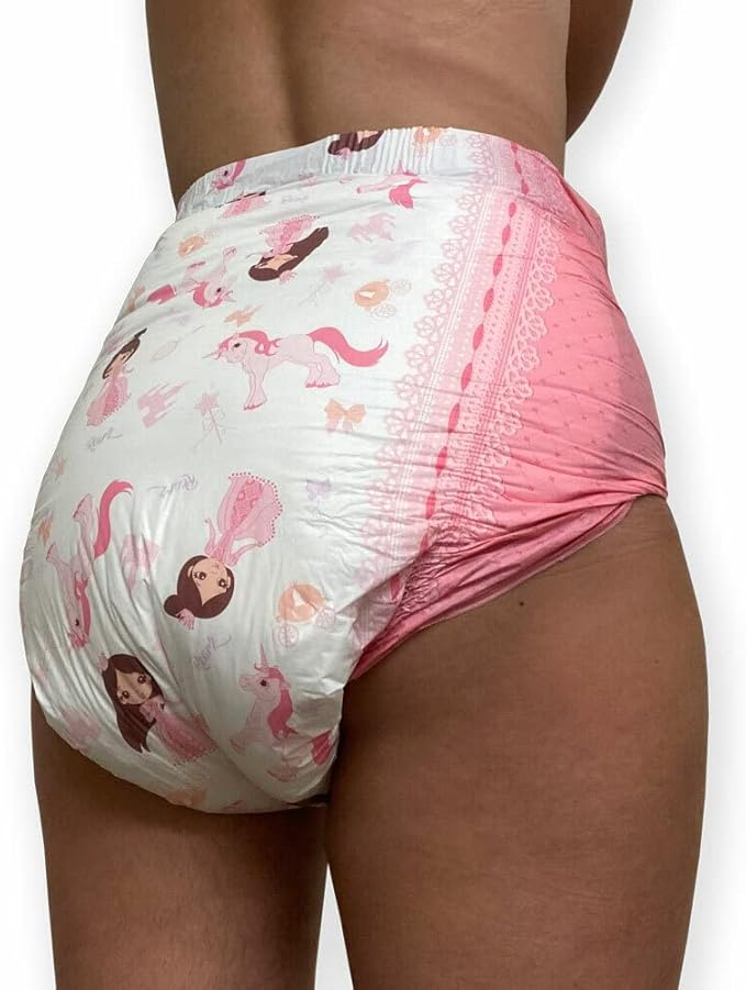 Rearz - Princess Pink - Overnight Adult Diapers (Sample 2 Pack) (Medium)