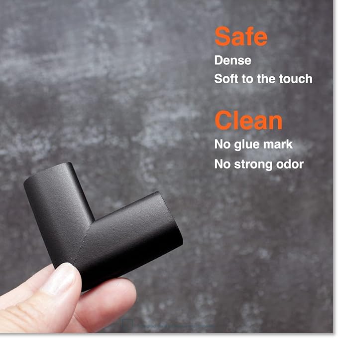 Slim-Fit 15ft Edge 12 Corners - Bundle & Save - RovingCove Slimfit Edge Corner Guards, Onyx Black