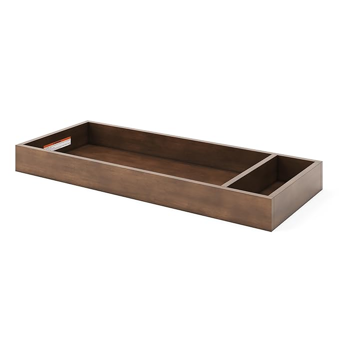 Child Craft Universal Changing Table Topper, Convert Dresser into a Changing Table Surface, Securely Attaches, Non-Toxic, Baby Safe Finish (Cocoa Bean Brown)