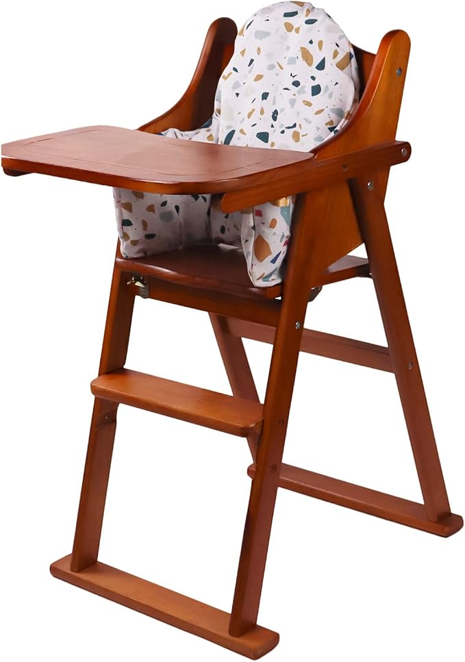 IKEA Antilop Highchair Cushion: Built-in Inflatable, Baby Sitting More Comfortable (Stone Pattern)
