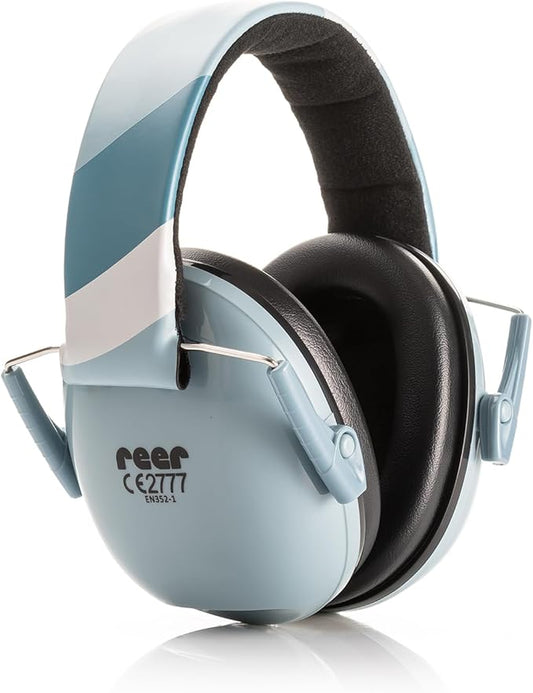 reer SilentGuard Kids Ear Protectors | Ear Protection for Children from 2 Years | Concentration & Learning Aid | Foldable & Grows with Your Child | SNR = 27* | Blue, Blue, Einheitsgröße