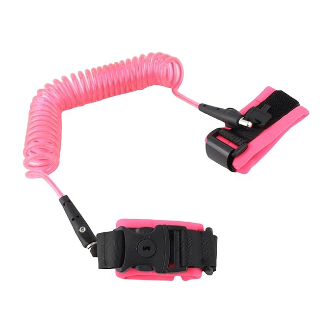 Triple Protection Excellent Walking Safety Leash, Breathable Wrist Leash, Safe for Outdoor(Pink)