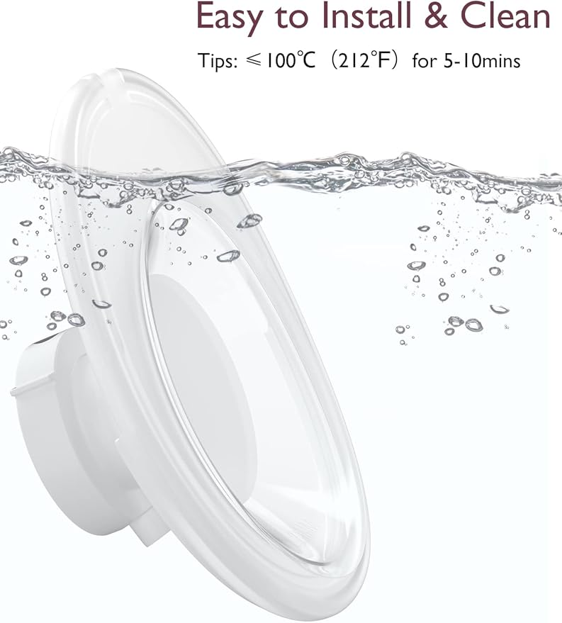 Momcozy M5 Double-Sealed Flange 24mm. Original M5 Breast Pump Replacement Accessories, 1PC (24mm)