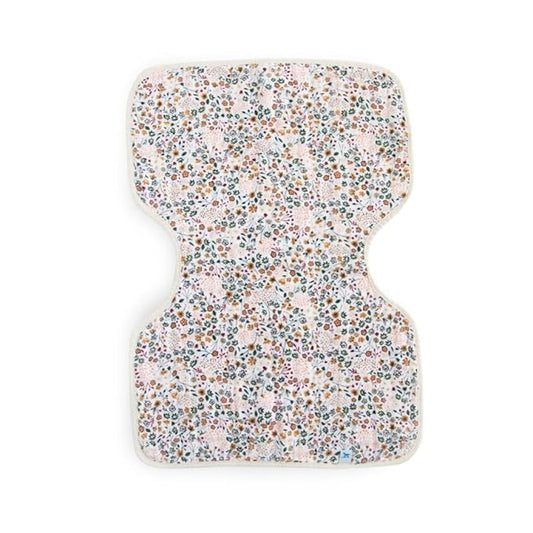 Little Unicorn Ultra-Absorbent Premium Burp Cloth | Soft on Baby's Skin | Larger Size | Ergonomic Design (Pressed Petals)