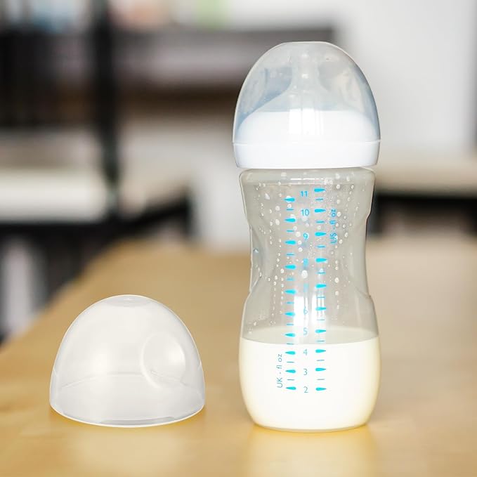 8 Count Baby Bottle Lids Compatible with Philips Avent Baby Bottles, Soft & Safe PP Bottle Caps for Avent Natural Plastic and Glass Bottles, BPA Free Baby Bottle Covers for Philip Avent Glass Bottle