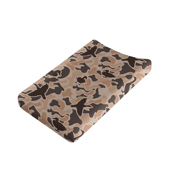 Pink Camo Diaper Change Table Covers Hunting Duck Changing Pad Cover for Baby Breathable Changing Mat Cover for Baby Girls Boys Gift for Friends
