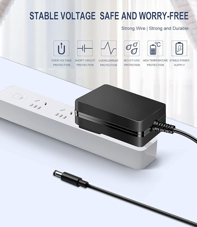 9V Adapter Replacement for Medela Pump, AC DC Power Supply for Medela Pump in Style Advanced Breast Pump #9207010, 6.6 ft Long Cord