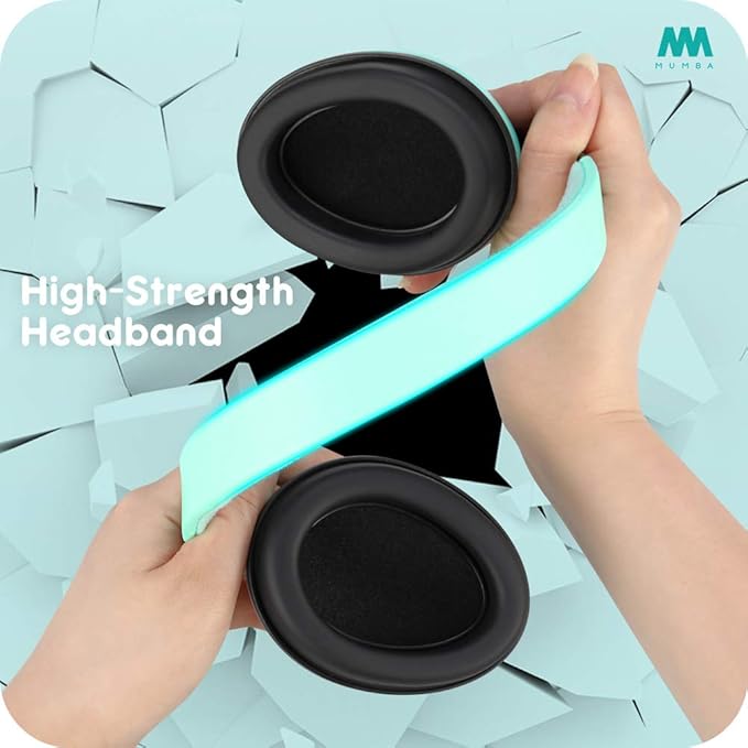 Mumba Baby Ear Protection Noise Cancelling Headphones for Babies and Toddlers Baby Earmuffs - Ages 3-24+ Months - for Sleeping, Studying, Airplane, Concerts, Movie, Theater, Fireworks