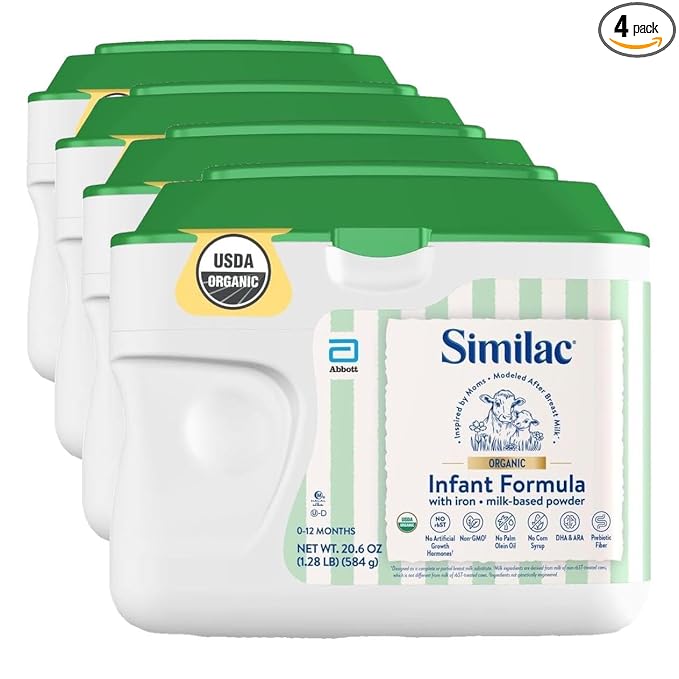 SIM - Organic, Powder, 20.6 oz, 1ct (Pack of 4)