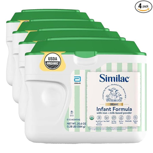 SIM - Organic, Powder, 20.6 oz, 1ct (Pack of 4)