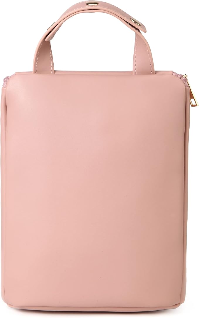 Baby Bottle Cooler Bag with Adjustable Straps to Fits Stroller or Diaper Bag,Insulated Baby Bottle Bag for Nursing Moms Daycare or Travel (Dusty Rose)
