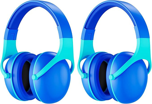ProCase Noise Cancelling Headphones for Kids, 2 Pack Kids Ear Protection, Hearing Protection Earmuffs for Sensory Autism Toddler Child -Indigo