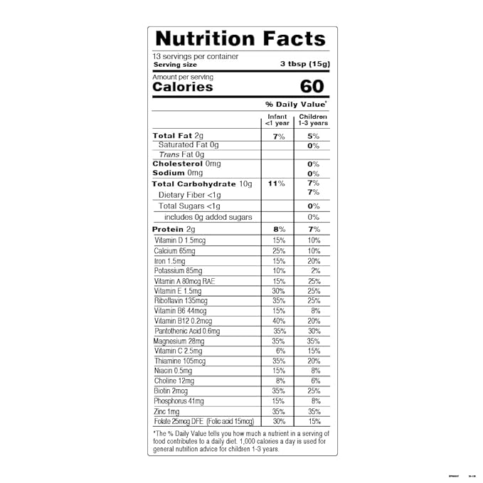 Else Nutrition Super Cereal For Babies 6 mo+, Made With Real Whole Plants for a Nutritionally Balanced meal, with gluten free carbs and plant protein (Vanilla, 6 Pack)